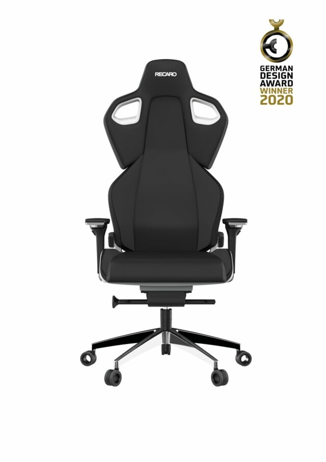 recaro-exo-platinum-black-white-neue-rollen-vorderansicht-award