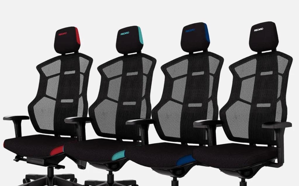RECARO Aer in allen verfügbaren Farben.